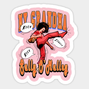 sally omalley comic  vintage design Sticker